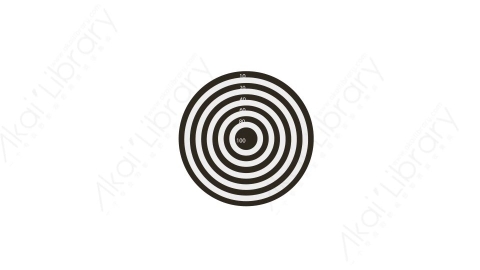 AE模板 36-target靶子MG扁平卡通体育运动器械元素图标