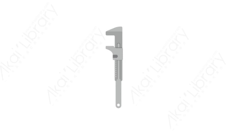 AE模板 32-wrench-2扳手MG扁平卡通施工建设元素图标