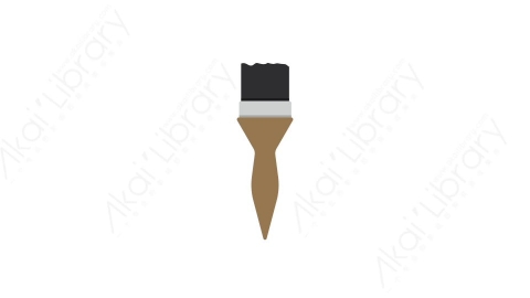 AE模板 45-brush-2刷子MG扁平卡通施工建设元素图标