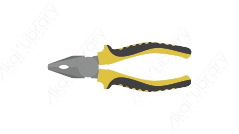 AE模板 55-pliers-2钳子MG扁平卡通施工建设元素图标
