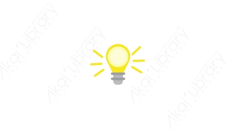AE模板 03-lightbulb-3电灯泡MG扁平卡通电灯泡思考元素图标