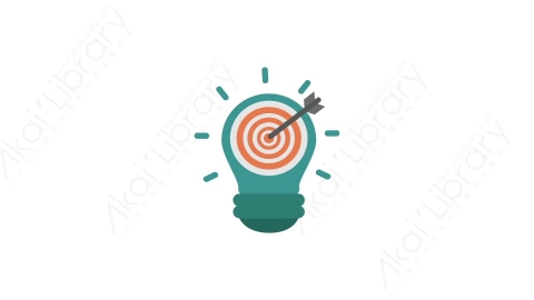 AE模板 13-lightbulb-13电灯泡MG扁平卡通电灯泡思考元素图标