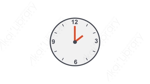 AE模板 30-clock-1钟表时钟MG扁平卡通电灯泡思考元素图标