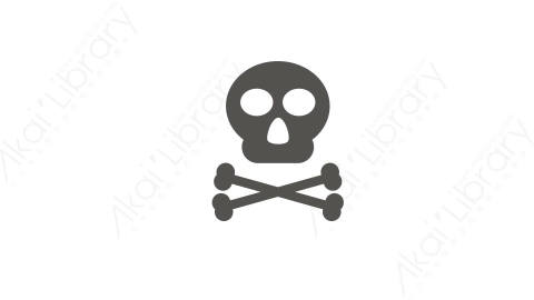 AE模板 09-poison-sign毒药标志MG扁平卡通科学实验元素图标