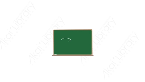 AE模板 08-chalkboard-1黑板MG扁平卡通教育学校教室用具元素图标