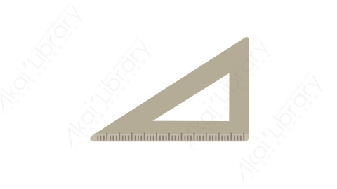 AE模板 20-ruler-2三角尺子文具MG扁平卡通教育学校教室用具元素图标