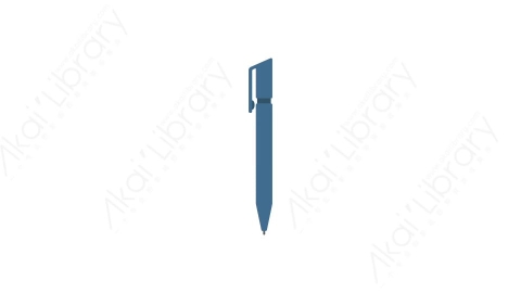 AE模板 31-pen-2钢笔圆珠笔MG扁平卡通教育学校教室用具元素图标