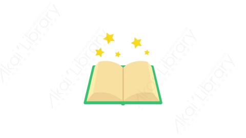 AE模板 06-book书课本笔记本MG扁平卡通教育知识科学元素图标