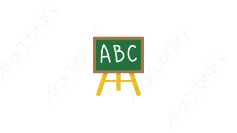 AE模板 12-black_board黑板MG扁平卡通教育知识科学元素图标