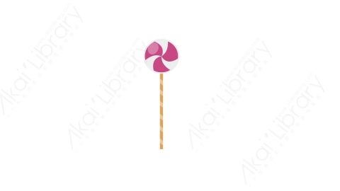 AE模板 06-lollipop棒棒糖MG扁平卡通万圣节元素图标
