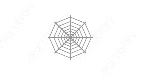 AE模板 13-web蜘蛛网MG扁平卡通万圣节元素图标