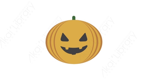 AE模板 19-pumpkin-2南瓜头MG扁平卡通万圣节元素图标