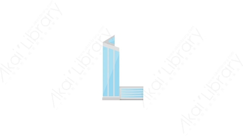 AE模板 14-skyscraper-14摩天大楼高楼大厦MG扁平动画卡通建筑高楼办公楼图标元素