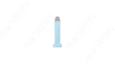 AE模板 15-skyscraper-15摩天大楼高楼大厦MG扁平动画卡通建筑高楼办公楼图标元素