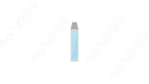 AE模板 16-skyscraper-16摩天大楼高楼大厦MG扁平动画卡通建筑高楼办公楼图标元素