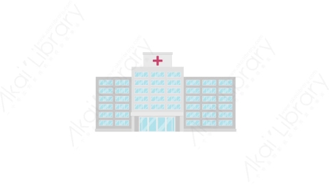 AE模板 06-clinic-2医院诊所MG扁平动画卡通建筑高楼办公楼图标元素