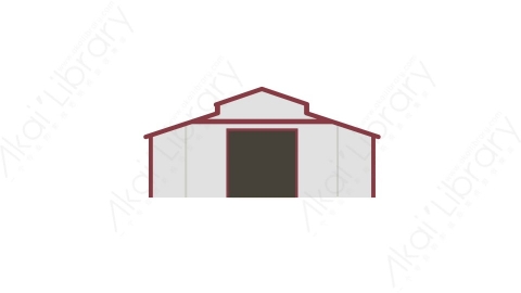 AE模板 02-warehouse-2仓库MG扁平动画卡通建筑高楼办公楼图标元素