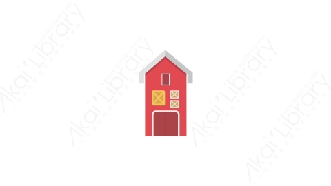 AE模板 04-farm-2农场MG扁平动画卡通建筑高楼办公楼图标元素
