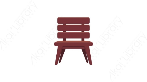 AE模板 09-chair-1椅子MG扁平卡通家具元素图标