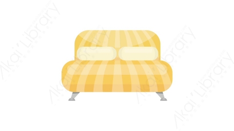 AE模板 101-sofa-3沙发MG扁平卡通家具元素图标