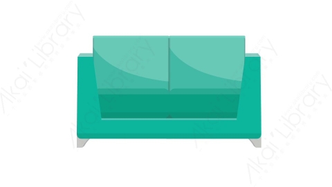 AE模板 104-sofa-6沙发MG扁平卡通家具元素图标