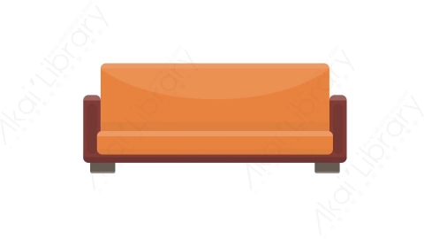AE模板 105-sofa-7沙发MG扁平卡通家具元素图标