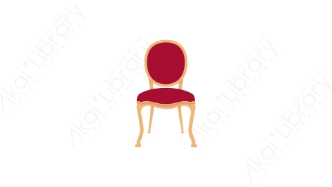 AE模板 22-chair-14椅子MG扁平卡通家具元素图标