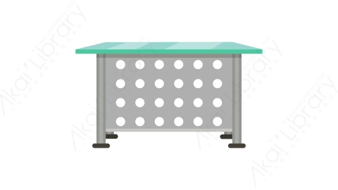 AE模板 42-table-8桌子餐桌茶几MG扁平卡通家具元素图标