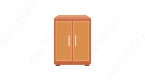 AE模板 65-cupboard-12衣橱衣柜MG扁平卡通家具元素图标