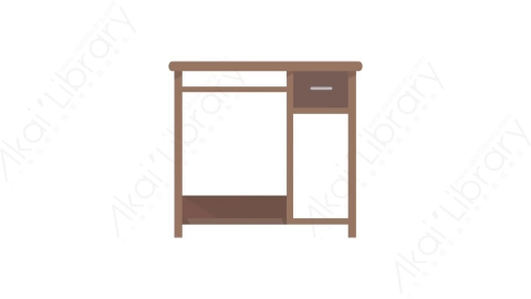 AE模板 72-bedside-table-5床头柜MG扁平卡通家具元素图标
