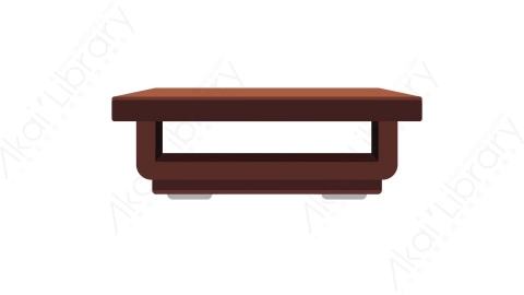 AE模板 95-dressing-table-8梳妆台MG扁平卡通家具元素图标