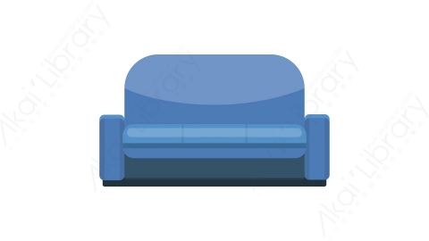 AE模板 99-sofa-1沙发MG扁平卡通家具元素图标