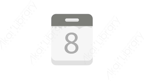 AE模板 18-calendar-1日历MG扁平卡通办公用具元素图标