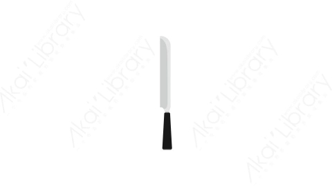 AE模板 28-kitchenware-20菜刀切肉刀刀具厨房用具MG扁平卡通家电用具元素图标