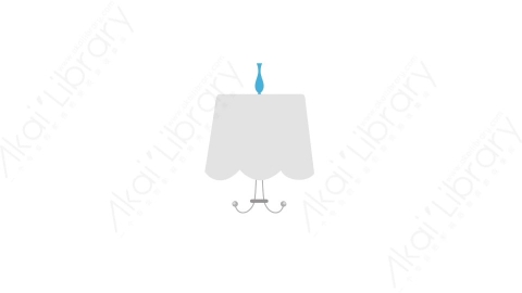 AE模板 34-lamp-4吊灯灯具MG扁平卡通家电用具元素图标
