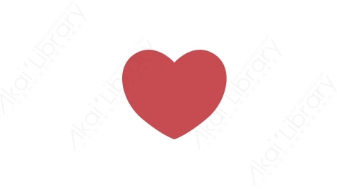 AE模板 12-heart-1心MG扁平卡通医疗医院元素图标