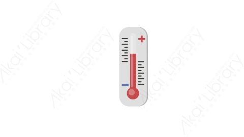 AE模板 34-thermometer-1体温计MG扁平卡通医疗医院元素图标
