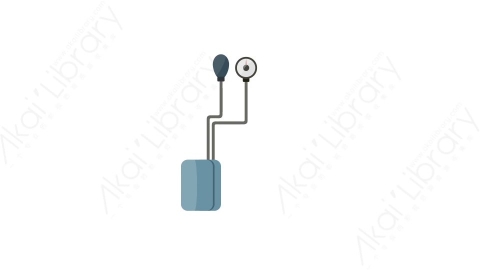 AE模板 36-tonometer-1血压测量仪MG扁平卡通医疗医院元素图标