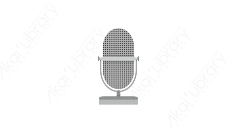 AE模板 19-microphone麦克风MG扁平卡通科学科技电器元素图标
