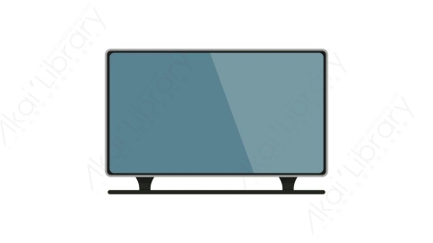 AE模板 38-tv-1液晶电视机显示器屏幕MG扁平卡通科学科技电器元素图标