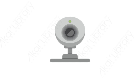 AE模板 42-webcam网络摄像头监视器MG扁平卡通科学科技电器元素图标