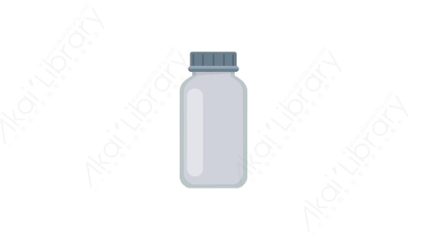 AE模板 20-bg-props-vol2罐子瓶子MG扁平卡通背景道具元素图标