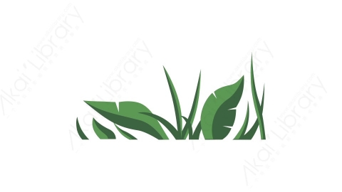AE模板 18-bg-props-vol5植物MG扁平卡通背景道具元素图标
