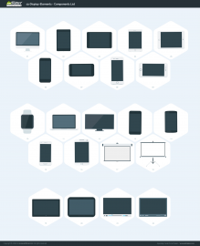 AE模板 MG扁平动画卡通手机平板电脑幕布包-display-elements