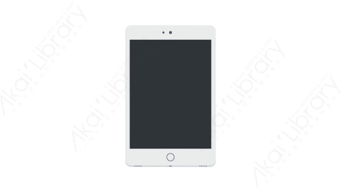 AE模板 04-ipad-white-1平板电脑MG扁平动画卡通手机平板电脑幕布
