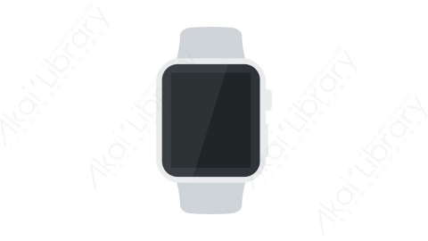 AE模板 10-iwatch智能手表MG扁平动画卡通手机平板电脑幕布