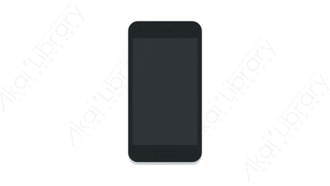 AE模板 13-phone-black-1智能手机MG扁平动画卡通手机平板电脑幕布