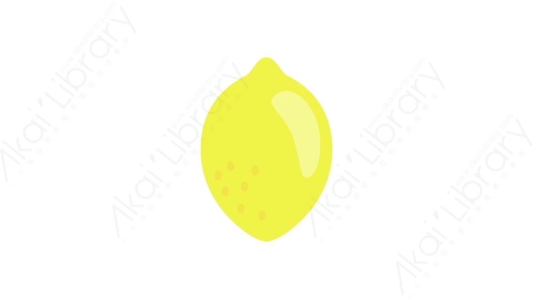 AE模板 46-lemon柠檬水果MG扁平卡通食物蔬菜水果元素图标