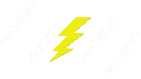 AE模板 05-lightning闪电MG扁平卡通自然生态元素图标