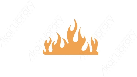 AE模板 14-fire-4火焰燃烧MG扁平卡通自然生态元素图标